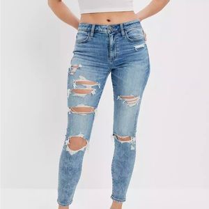 AE Ne(x)t Level Ripped High-Waisted Jegging Crop